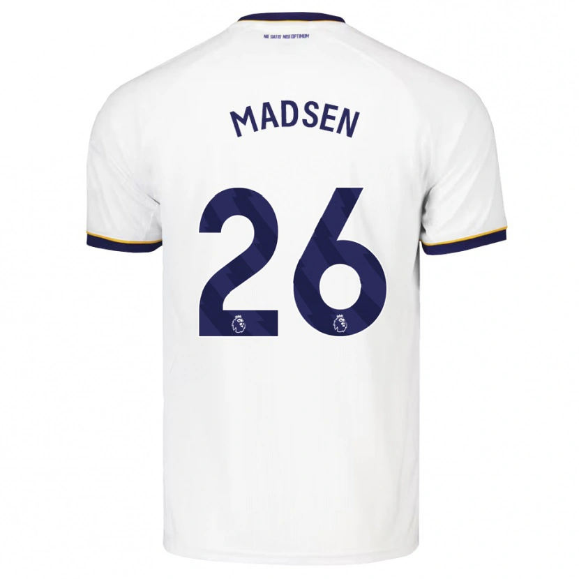 Danxen Män Rikke Madsen #26 Midnattsblå Vit Gul Bortatröja Matchtröjor 2026/27 Tröjor T-Tröja