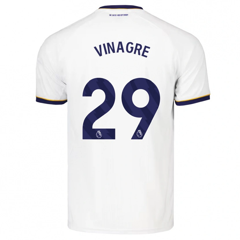 Danxen Män Ruben Vinagre #29 Midnattsblå Vit Gul Bortatröja Matchtröjor 2026/27 Tröjor T-Tröja