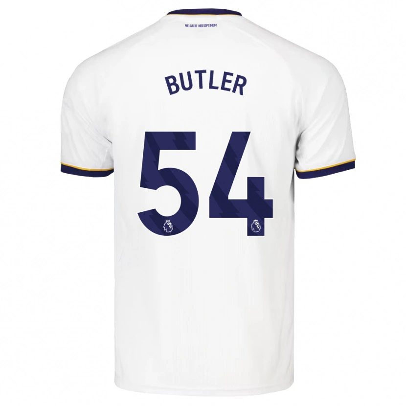 Danxen Män Jack Butler #54 Midnattsblå Vit Gul Bortatröja Matchtröjor 2026/27 Tröjor T-Tröja