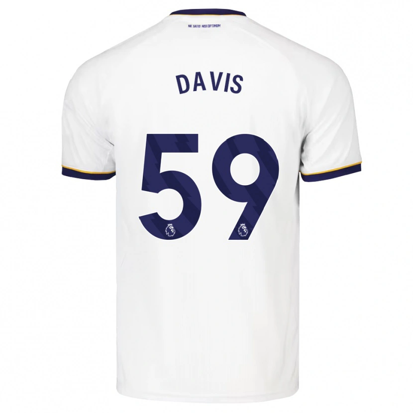 Danxen Män Luca Davis #59 Midnattsblå Vit Gul Bortatröja Matchtröjor 2026/27 Tröjor T-Tröja