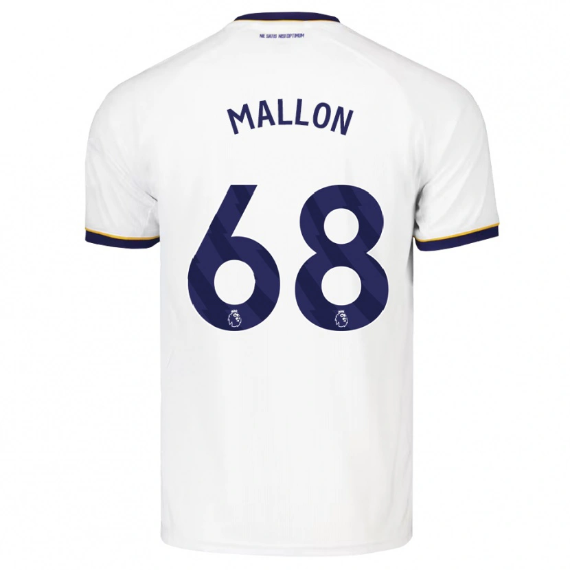 Danxen Män Mathew Mallon #68 Midnattsblå Vit Gul Bortatröja Matchtröjor 2026/27 Tröjor T-Tröja