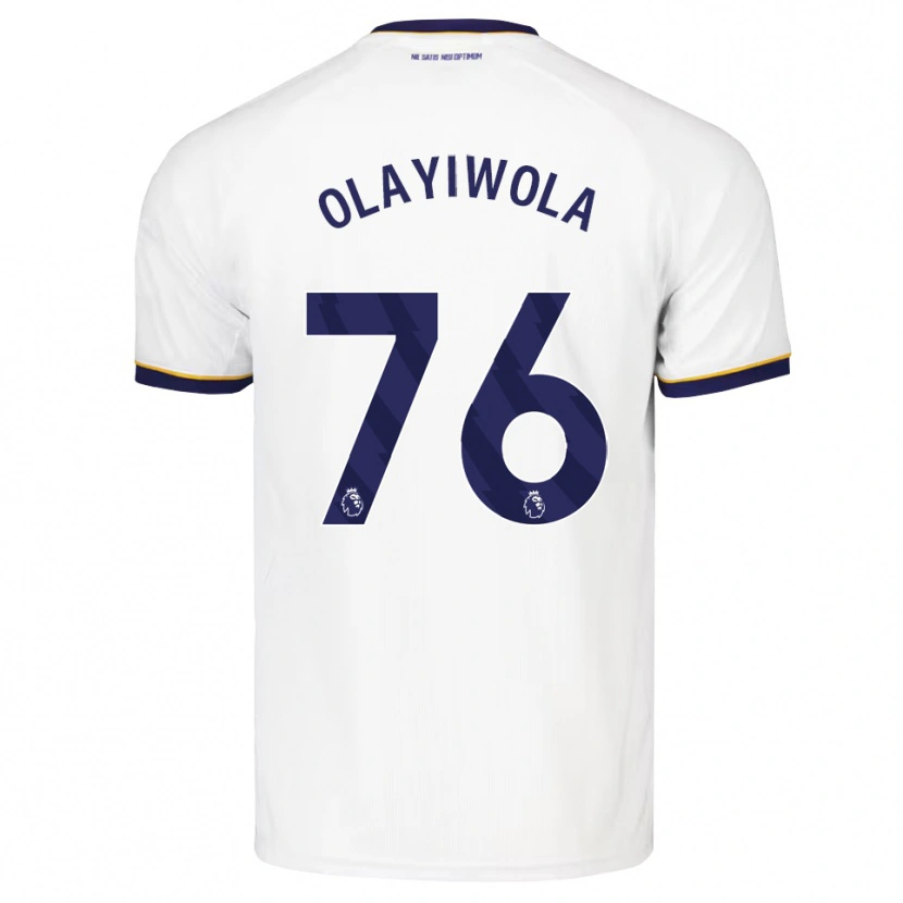Danxen Män Malik Olayiwola #76 Midnattsblå Vit Gul Bortatröja Matchtröjor 2026/27 Tröjor T-Tröja
