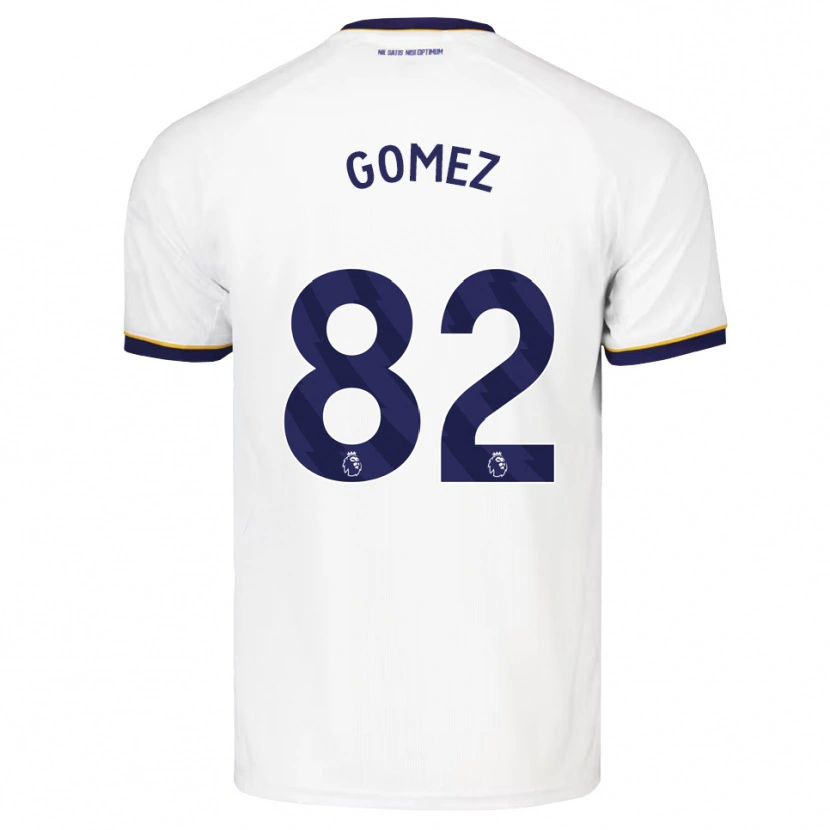Danxen Män Francis Gomez #82 Midnattsblå Vit Gul Bortatröja Matchtröjor 2026/27 Tröjor T-Tröja