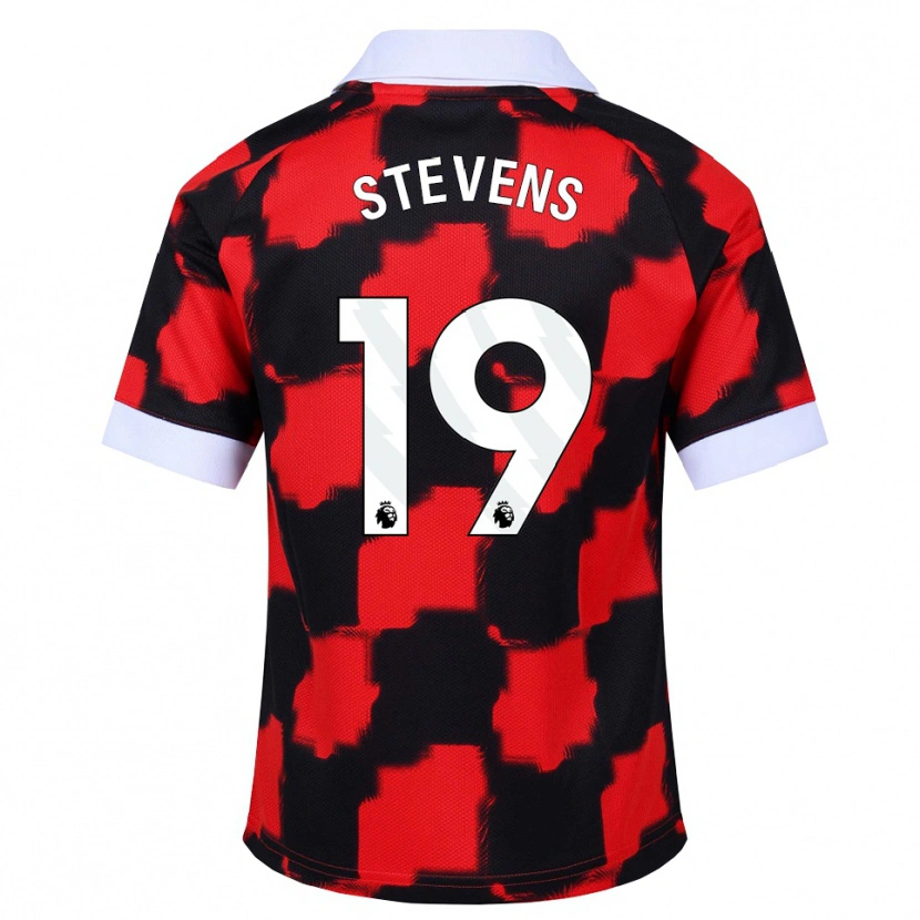 Danxen Män Lily Stevens #19 Röd Vit Svart Bortatröja Matchtröjor 2026/27 Tröjor T-Tröja