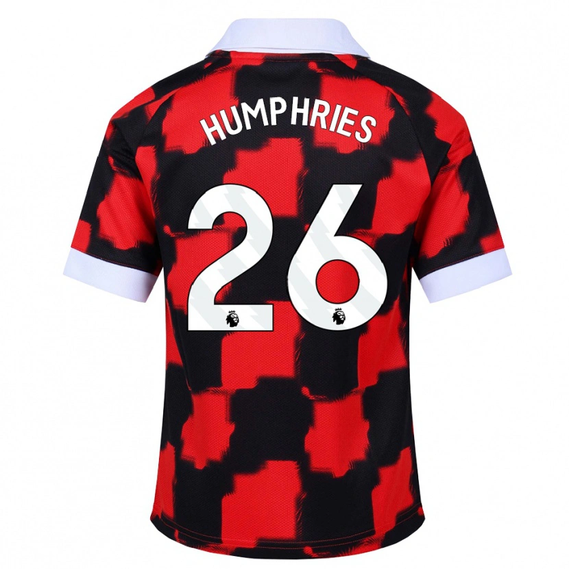 Danxen Män Marni Humphries #26 Röd Vit Svart Bortatröja Matchtröjor 2026/27 Tröjor T-Tröja