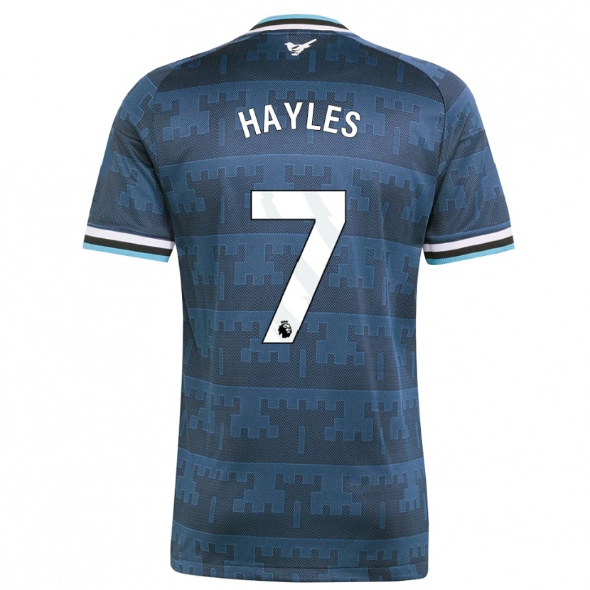 Danxen Män Shania Hayles #7 Gul Svart Blå Bortatröja Matchtröjor 2026/27 Tröjor T-Tröja