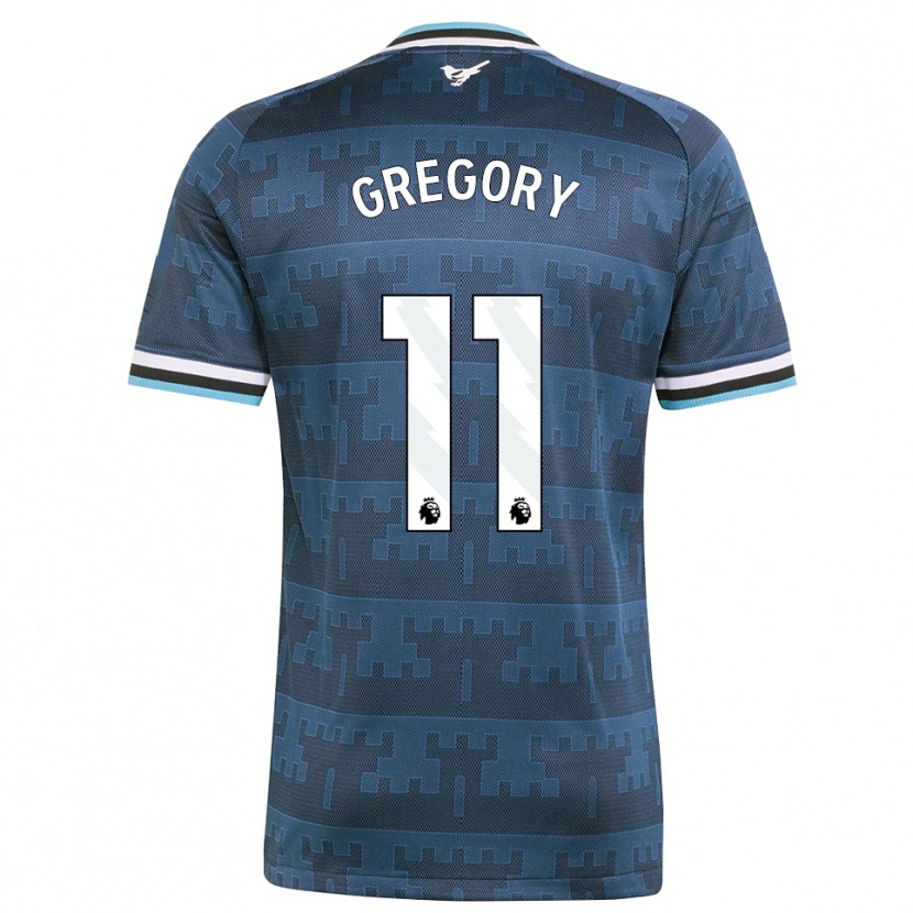 Danxen Män Freya Gregory #11 Gul Svart Blå Bortatröja Matchtröjor 2026/27 Tröjor T-Tröja