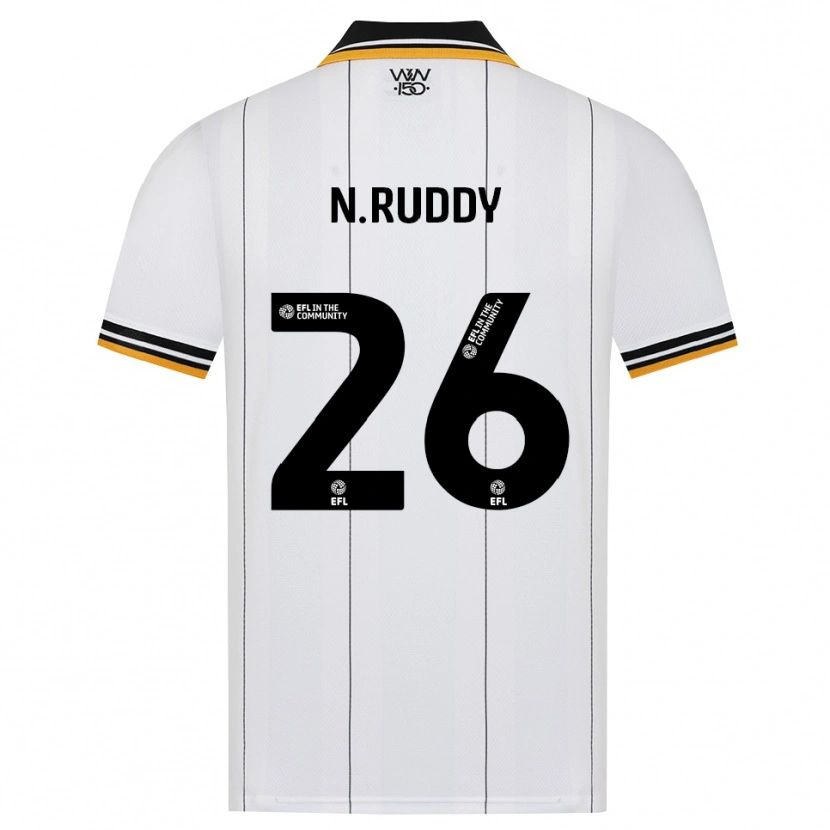 Danxen Män John Ruddy #26 Orange Vit Svart Bortatröja Matchtröjor 2026/27 Tröjor T-Tröja
