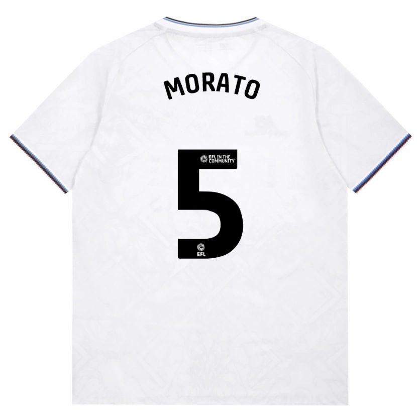 Danxen Män Morato #5 Vinröd Vit Bortatröja Matchtröjor 2026/27 Tröjor T-Tröja