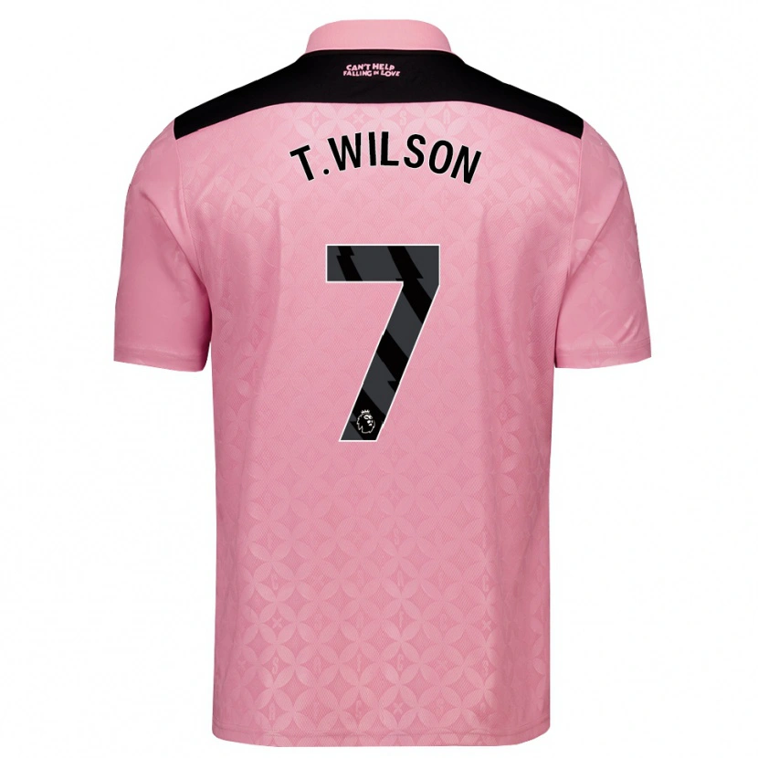 Danxen Män Triziano Wilson #7 Ljusrosa Svart Bortatröja Matchtröjor 2026/27 Tröjor T-Tröja