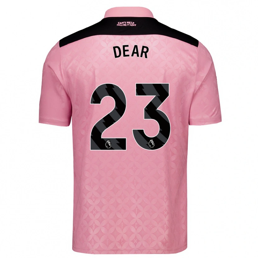 Danxen Män Jenna Dear #23 Ljusrosa Svart Bortatröja Matchtröjor 2026/27 Tröjor T-Tröja