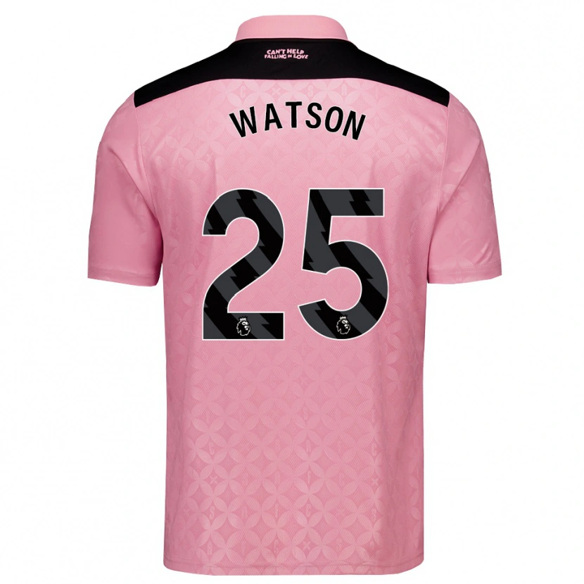 Danxen Män Katy Watson #25 Ljusrosa Svart Bortatröja Matchtröjor 2026/27 Tröjor T-Tröja