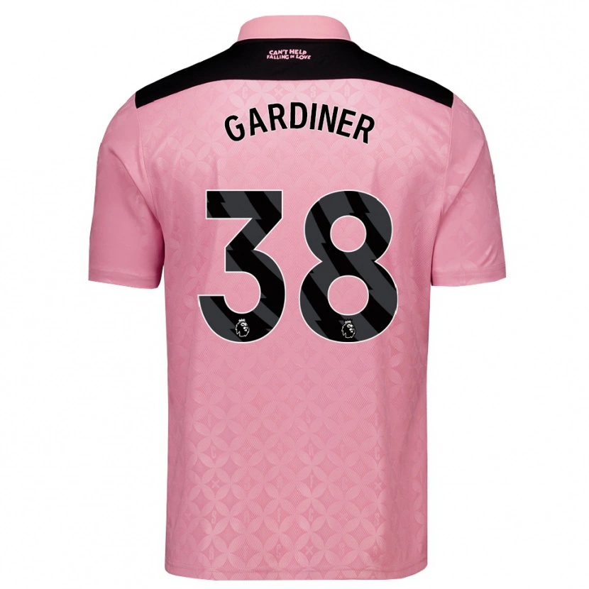 Danxen Män Harry Gardiner #38 Ljusrosa Svart Bortatröja Matchtröjor 2026/27 Tröjor T-Tröja