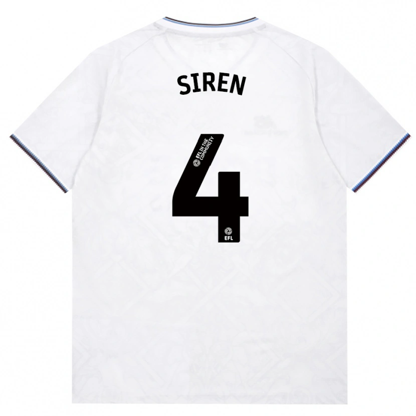 Danxen Män Oona Siren #4 Vinröd Vit Bortatröja Matchtröjor 2026/27 Tröjor T-Tröja