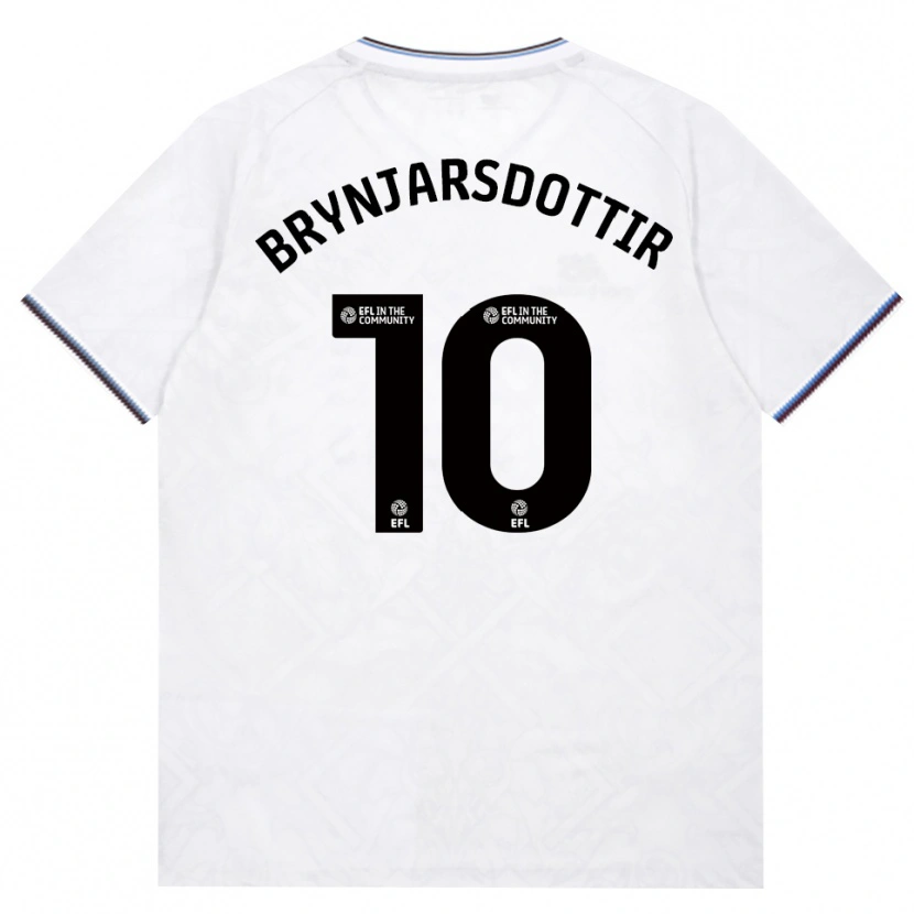 Danxen Män Dagný Brynjarsdóttir #10 Vinröd Vit Bortatröja Matchtröjor 2026/27 Tröjor T-Tröja