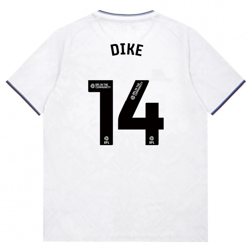 Danxen Män Lewis Dike #14 Vinröd Vit Bortatröja Matchtröjor 2026/27 Tröjor T-Tröja