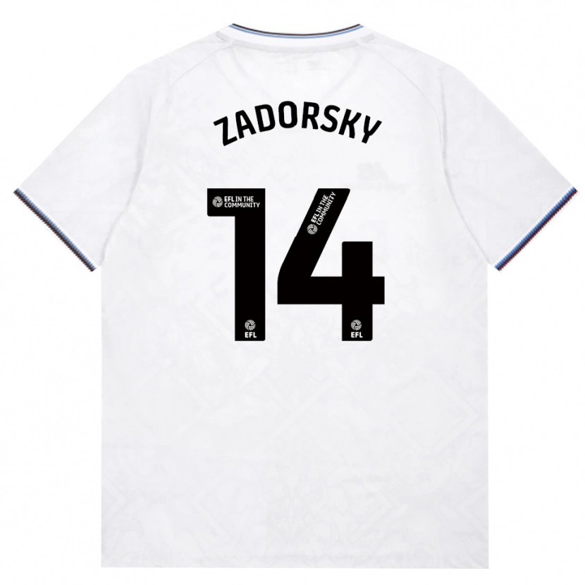 Danxen Män Shelina Zadorsky #14 Vinröd Vit Bortatröja Matchtröjor 2026/27 Tröjor T-Tröja