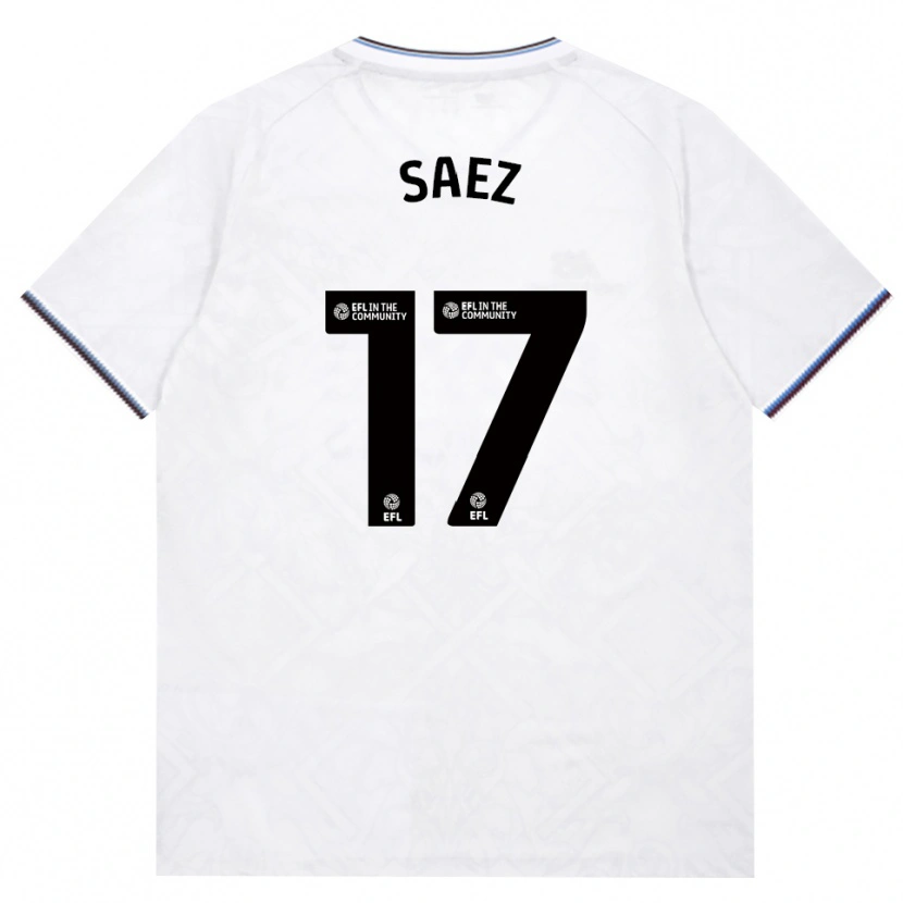 Danxen Män Camila Sáez #17 Vinröd Vit Bortatröja Matchtröjor 2026/27 Tröjor T-Tröja