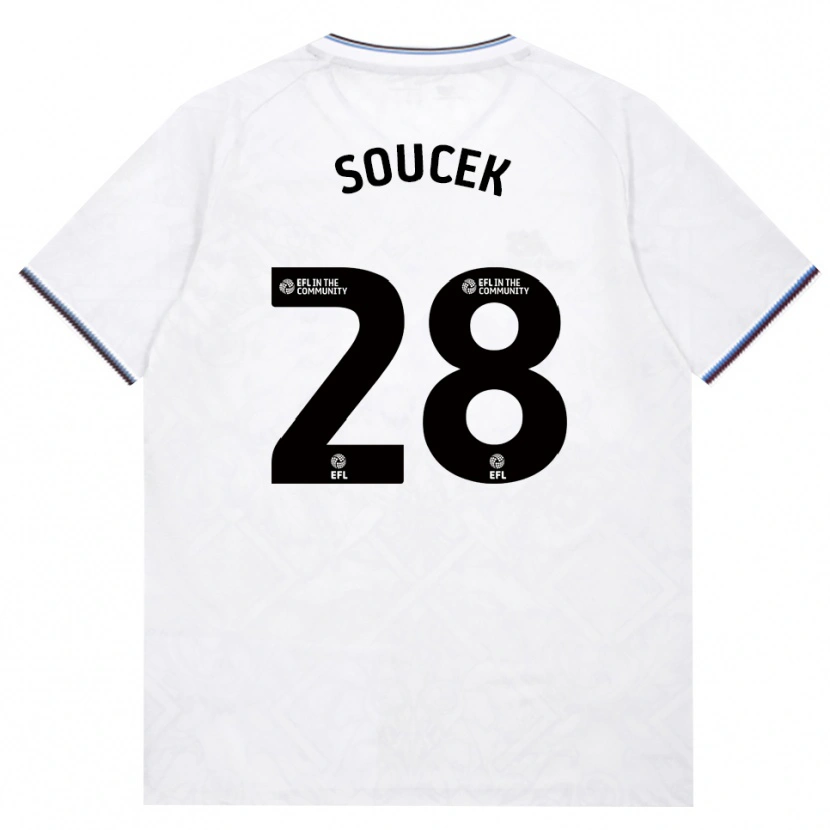 Danxen Män Tomáš Souček #28 Vinröd Vit Bortatröja Matchtröjor 2026/27 Tröjor T-Tröja