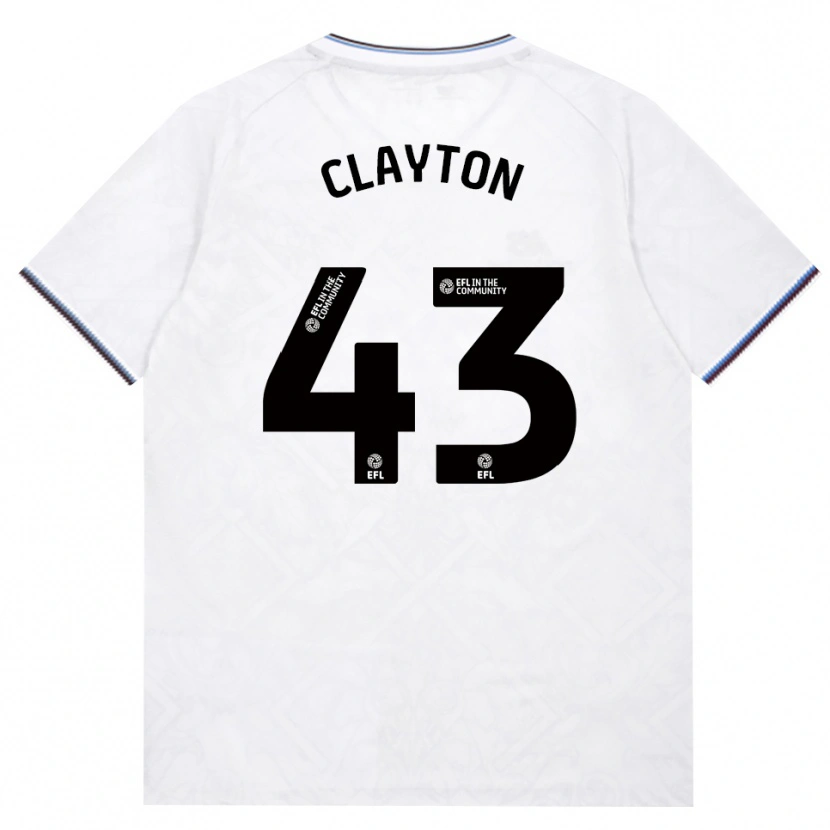Danxen Män Regan Clayton #43 Vinröd Vit Bortatröja Matchtröjor 2026/27 Tröjor T-Tröja