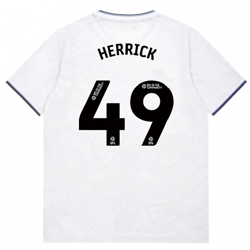 Danxen Män Finlay Herrick #49 Vinröd Vit Bortatröja Matchtröjor 2026/27 Tröjor T-Tröja