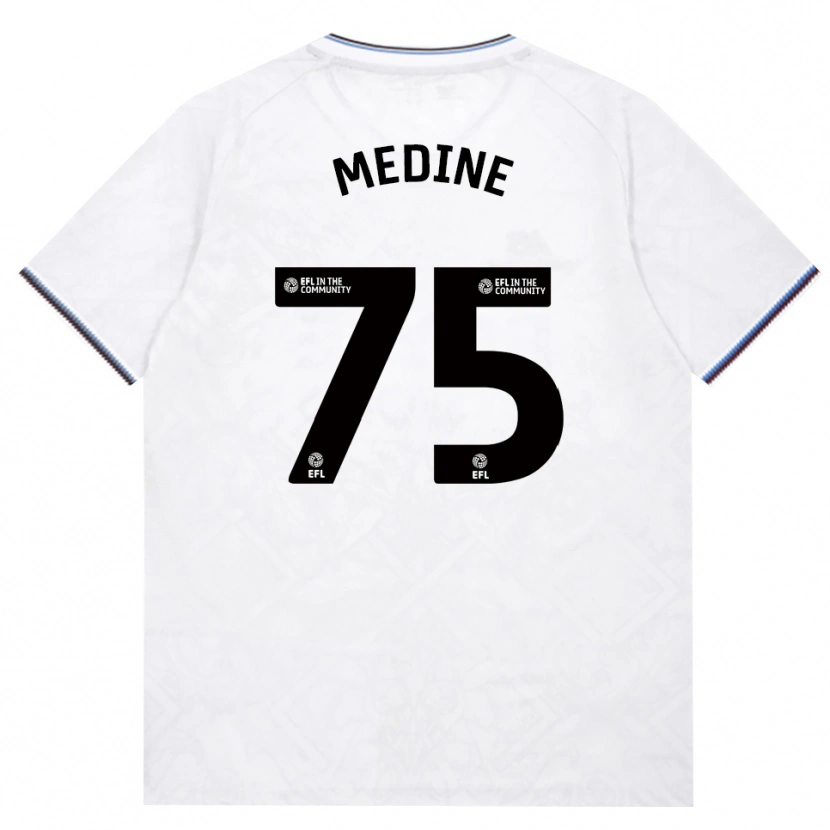 Danxen Män Jethro Medine #75 Vinröd Vit Bortatröja Matchtröjor 2026/27 Tröjor T-Tröja
