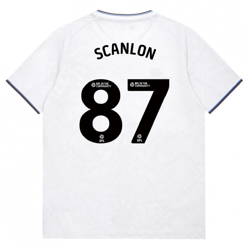 Danxen Män Joe Scanlon #87 Vinröd Vit Bortatröja Matchtröjor 2026/27 Tröjor T-Tröja