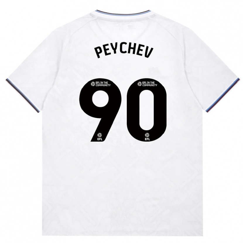 Danxen Män Martin Peychev #90 Vinröd Vit Bortatröja Matchtröjor 2026/27 Tröjor T-Tröja