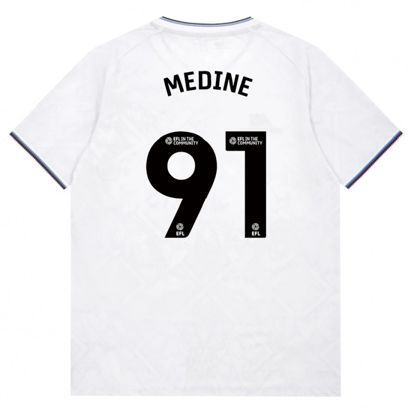 Danxen Män Jephthah Medine #91 Vinröd Vit Bortatröja Matchtröjor 2026/27 Tröjor T-Tröja