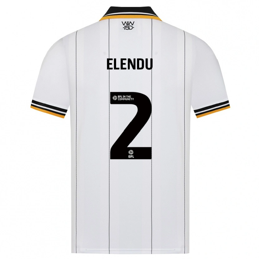 Danxen Män Elvis Elendu #2 Orange Vit Svart Bortatröja Matchtröjor 2026/27 Tröjor T-Tröja