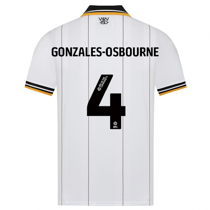 Danxen Män Isaiah Gonzales-Osbourne #4 Orange Vit Svart Bortatröja Matchtröjor 2026/27 Tröjor T-Tröja