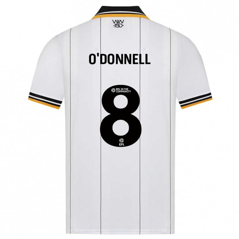 Danxen Män Luke O'donnell #8 Orange Vit Svart Bortatröja Matchtröjor 2026/27 Tröjor T-Tröja