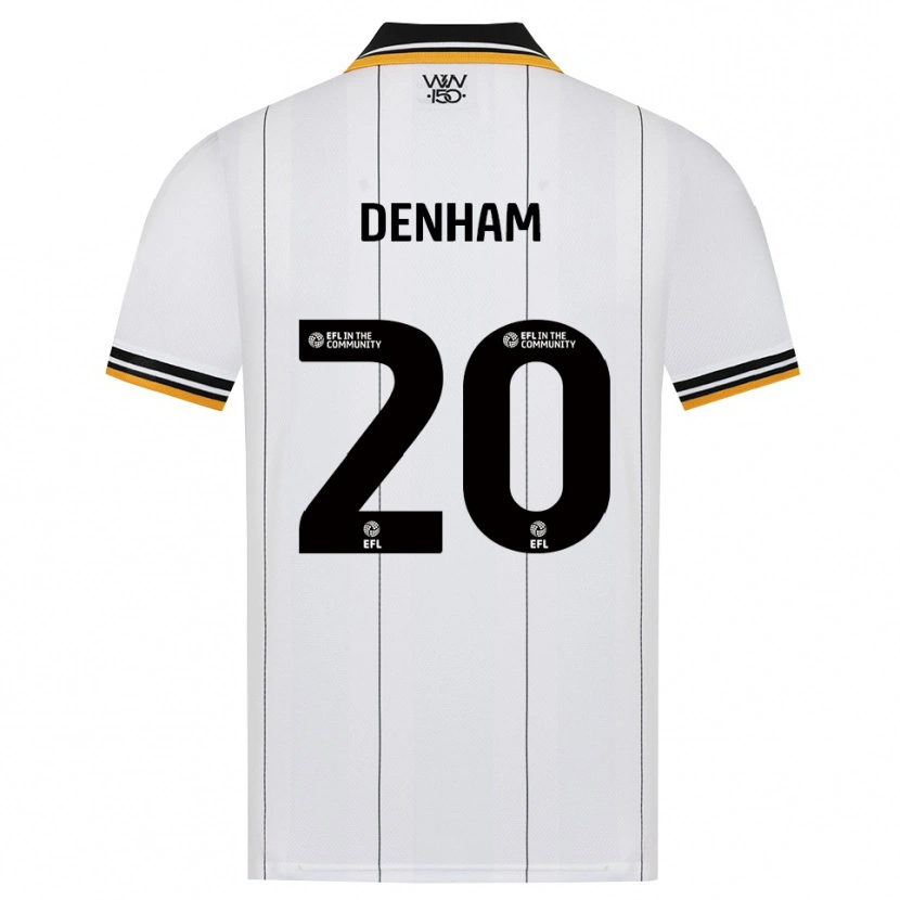 Danxen Män Ania Denham #20 Orange Vit Svart Bortatröja Matchtröjor 2026/27 Tröjor T-Tröja