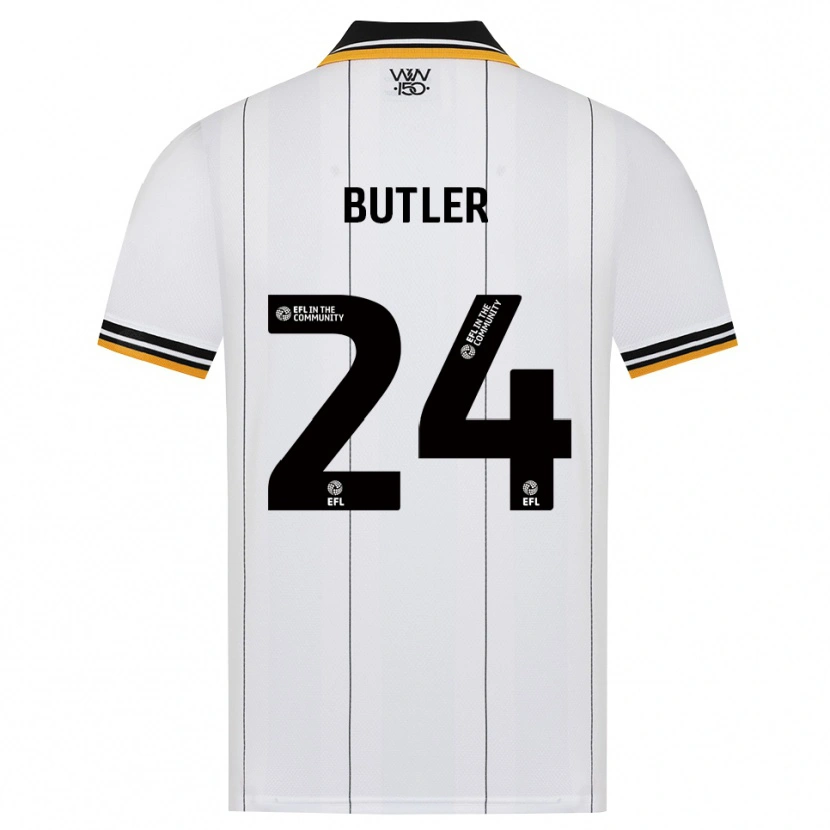 Danxen Män Elli Butler #24 Orange Vit Svart Bortatröja Matchtröjor 2026/27 Tröjor T-Tröja