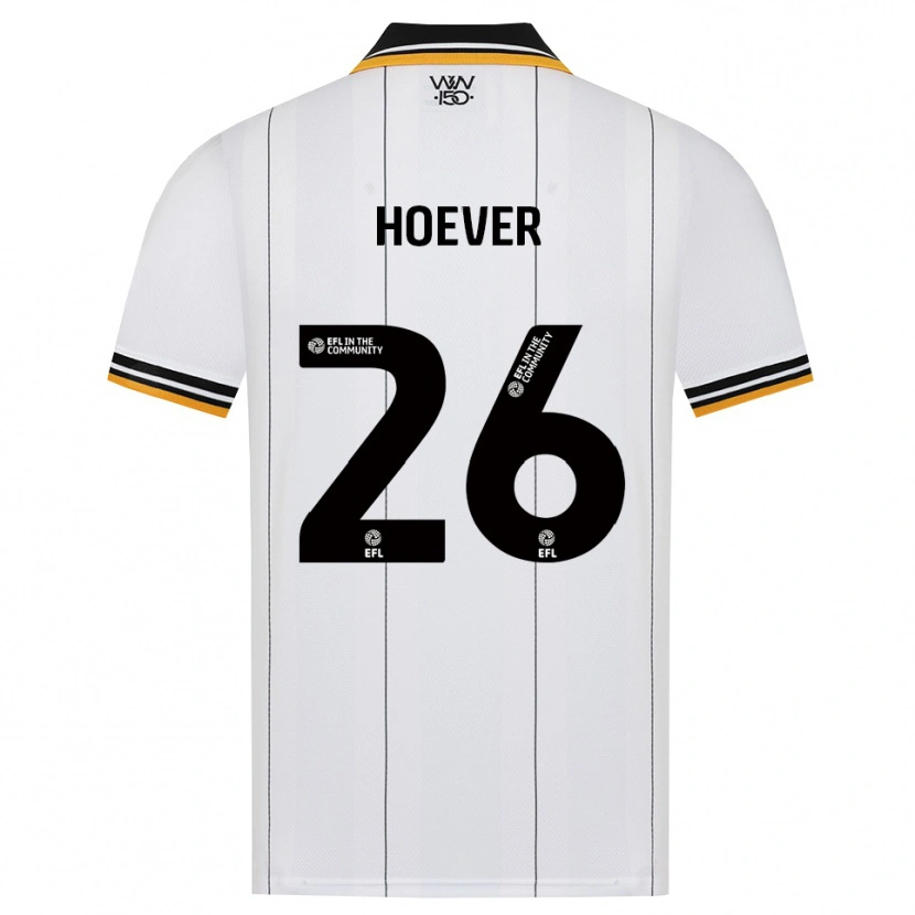 Danxen Män Ki-Jana Hoever #26 Orange Vit Svart Bortatröja Matchtröjor 2026/27 Tröjor T-Tröja