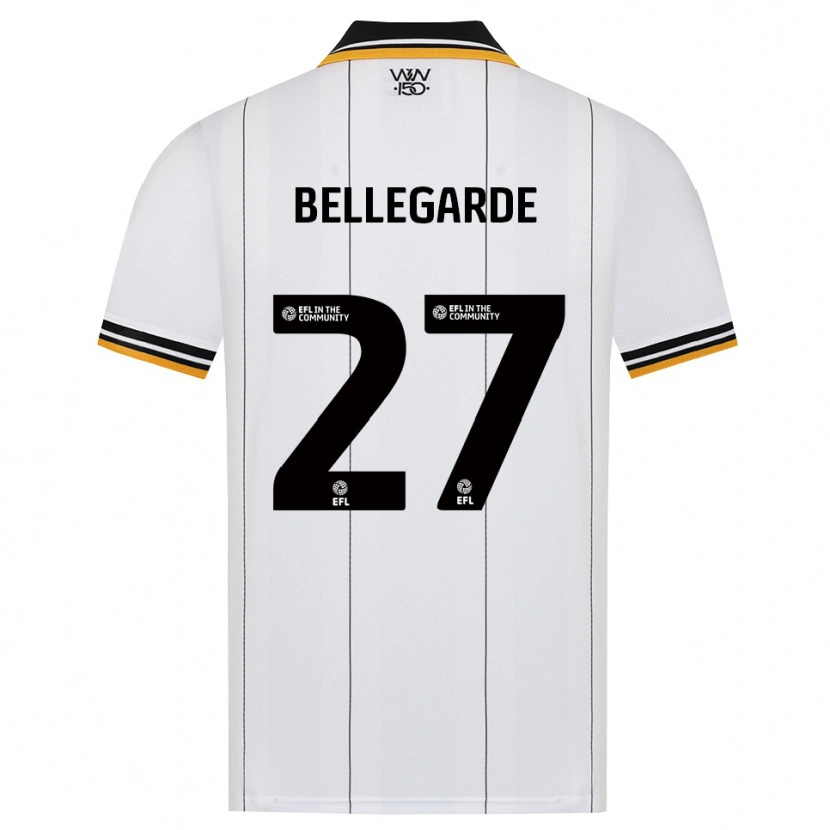 Danxen Män Jean-Ricner Bellegarde #27 Orange Vit Svart Bortatröja Matchtröjor 2026/27 Tröjor T-Tröja