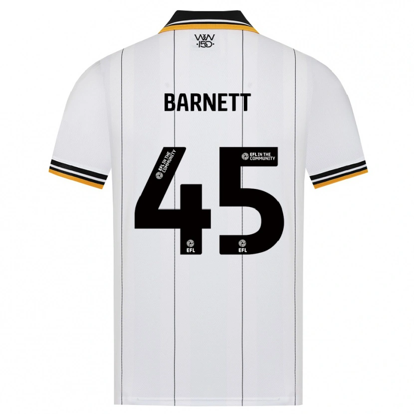 Danxen Män Ty Barnett #45 Orange Vit Svart Bortatröja Matchtröjor 2026/27 Tröjor T-Tröja