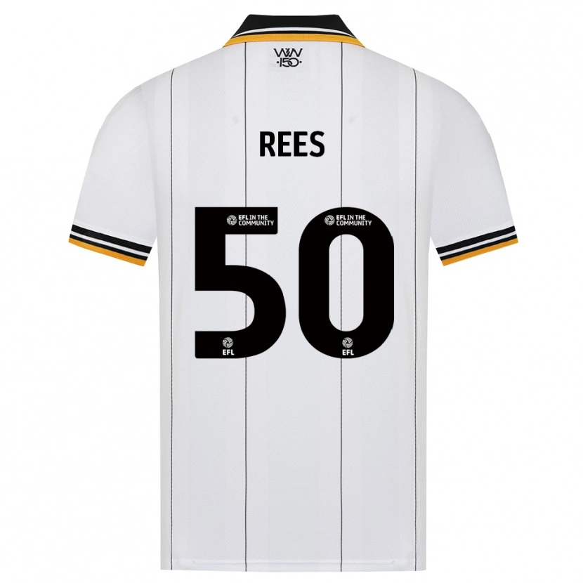Danxen Män Mason Rees #50 Orange Vit Svart Bortatröja Matchtröjor 2026/27 Tröjor T-Tröja