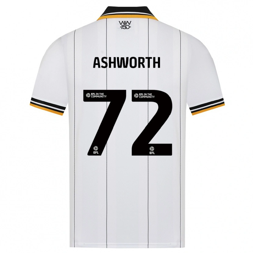Danxen Män Finn Ashworth #72 Orange Vit Svart Bortatröja Matchtröjor 2026/27 Tröjor T-Tröja