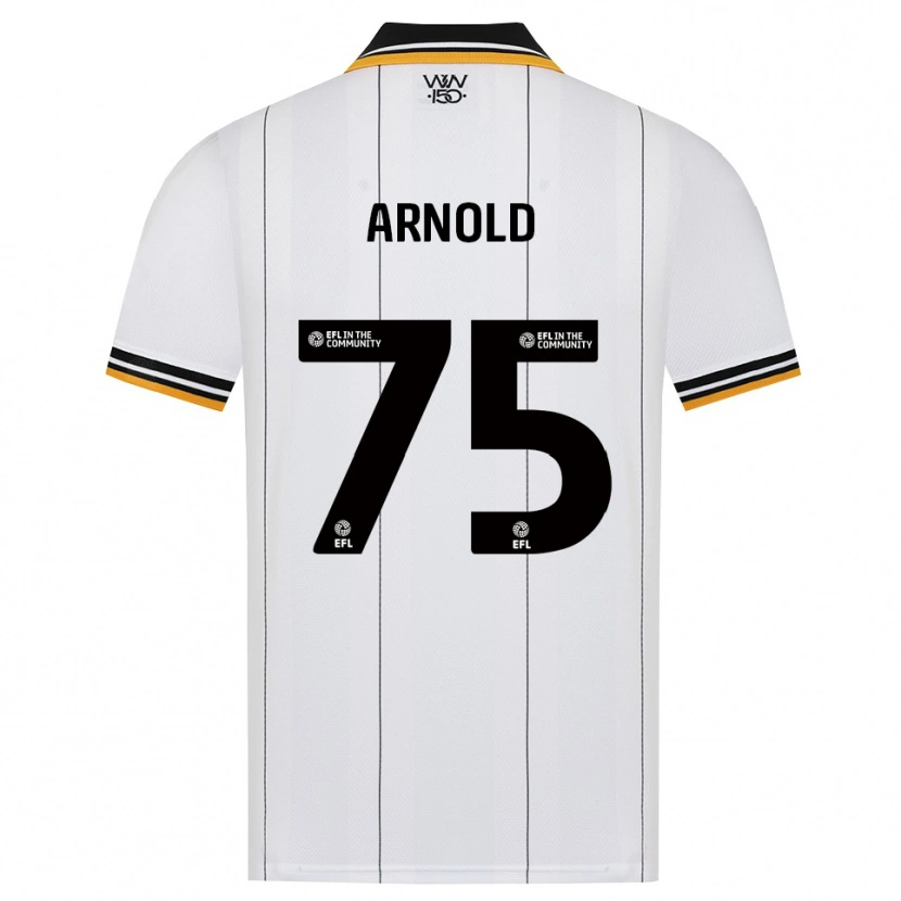 Danxen Män Alfie Arnold #75 Orange Vit Svart Bortatröja Matchtröjor 2026/27 Tröjor T-Tröja