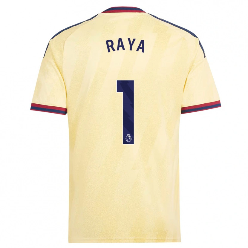 Danxen Män David Raya #1 Ljusgul Midnattsblå Tredjesatsen Matchtröjor 2026/27 Tröjor T-Tröja