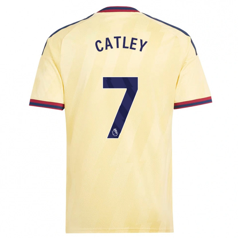 Danxen Män Stephanie Catley #7 Ljusgul Midnattsblå Tredjesatsen Matchtröjor 2026/27 Tröjor T-Tröja