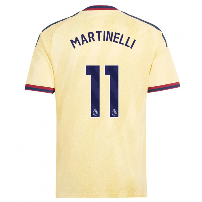 Danxen Män Gabriel Martinelli #11 Ljusgul Midnattsblå Tredjesatsen Matchtröjor 2026/27 Tröjor T-Tröja