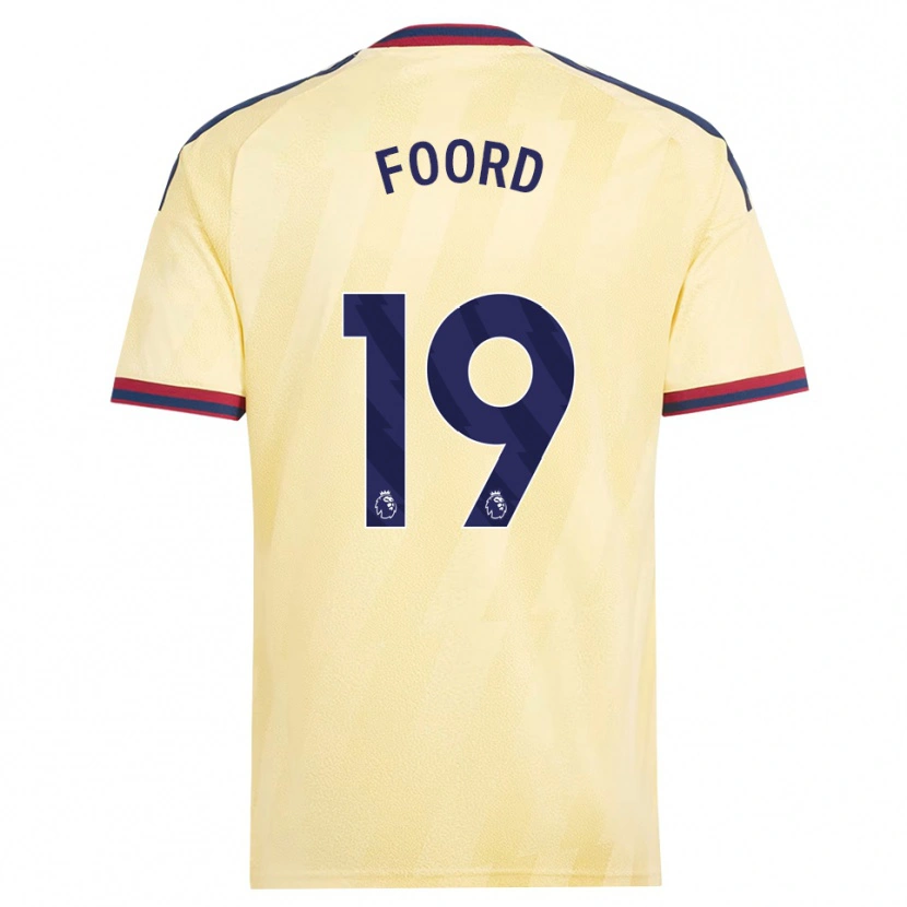 Danxen Män Caitlin Foord #19 Ljusgul Midnattsblå Tredjesatsen Matchtröjor 2026/27 Tröjor T-Tröja