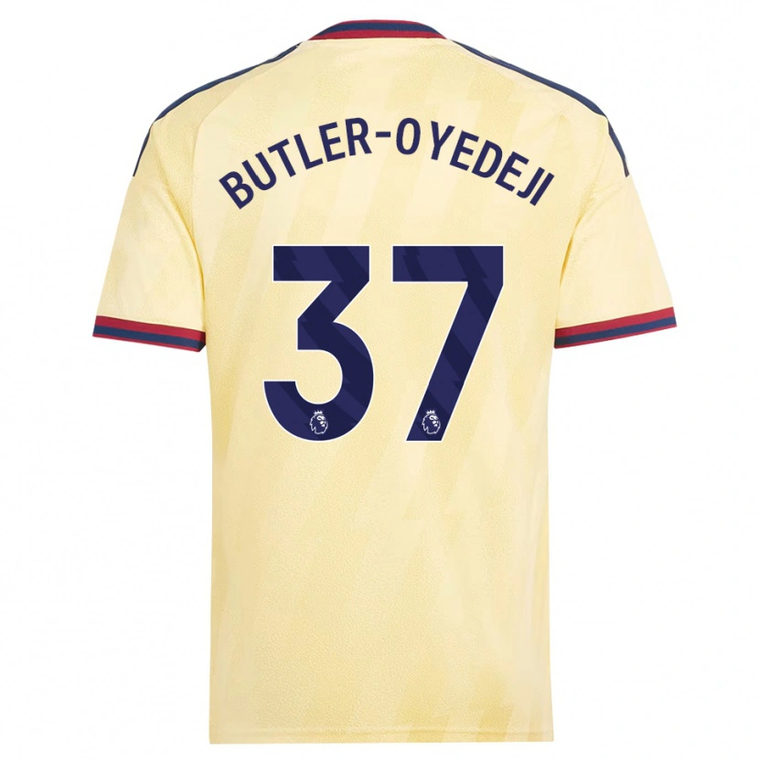 Danxen Män Nathan Butler-Oyedeji #37 Ljusgul Midnattsblå Tredjesatsen Matchtröjor 2026/27 Tröjor T-Tröja
