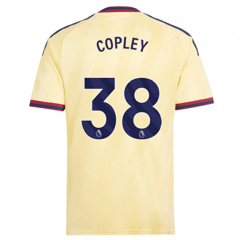 Danxen Män Louie Copley #38 Ljusgul Midnattsblå Tredjesatsen Matchtröjor 2026/27 Tröjor T-Tröja