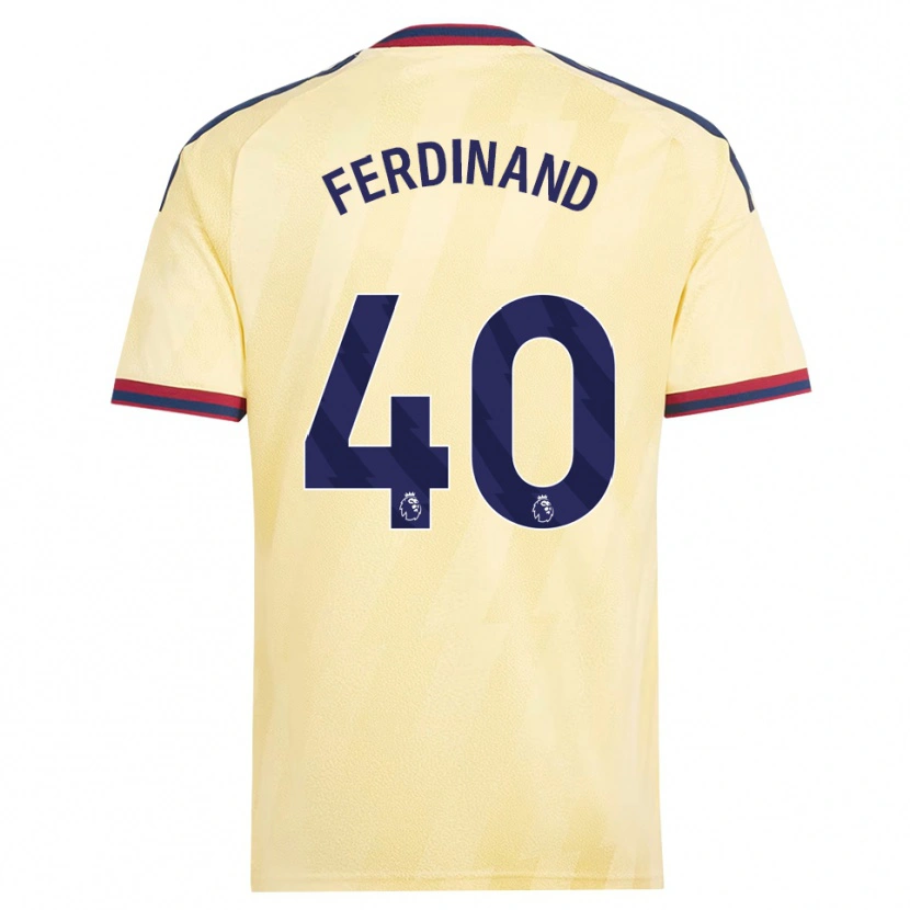 Danxen Män Seb Ferdinand #40 Ljusgul Midnattsblå Tredjesatsen Matchtröjor 2026/27 Tröjor T-Tröja