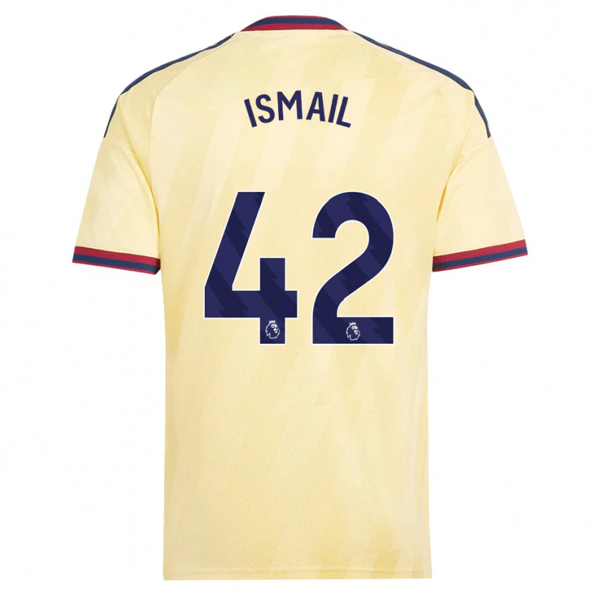 Danxen Män Cam'ron Ismail #42 Ljusgul Midnattsblå Tredjesatsen Matchtröjor 2026/27 Tröjor T-Tröja
