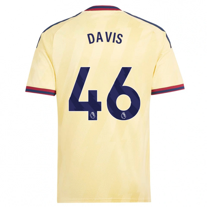 Danxen Män Timi Davis #46 Ljusgul Midnattsblå Tredjesatsen Matchtröjor 2026/27 Tröjor T-Tröja