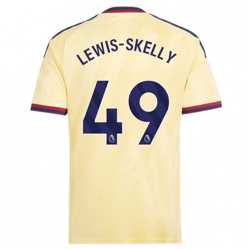 Danxen Män Myles Lewis-Skelly #49 Ljusgul Midnattsblå Tredjesatsen Matchtröjor 2026/27 Tröjor T-Tröja